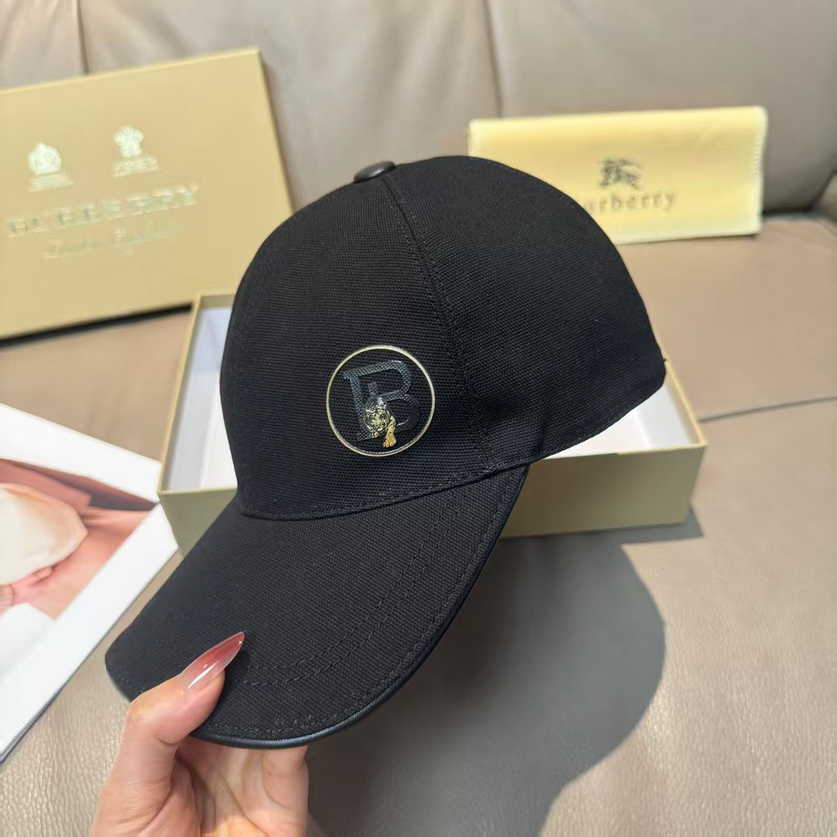 Tiger offset printing baseball cap