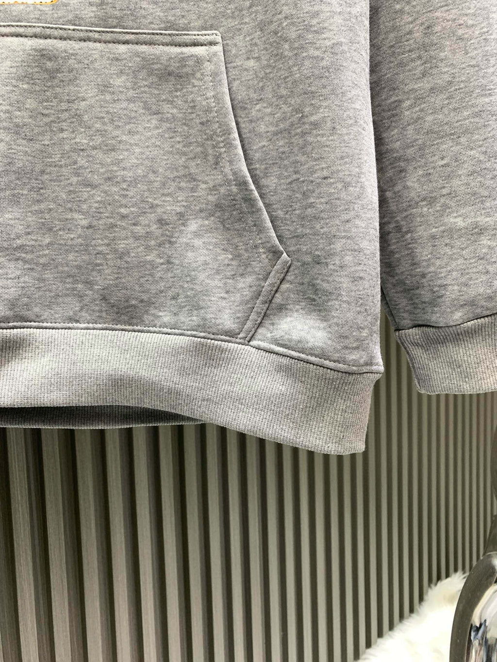 Double stranded cotton hoodie