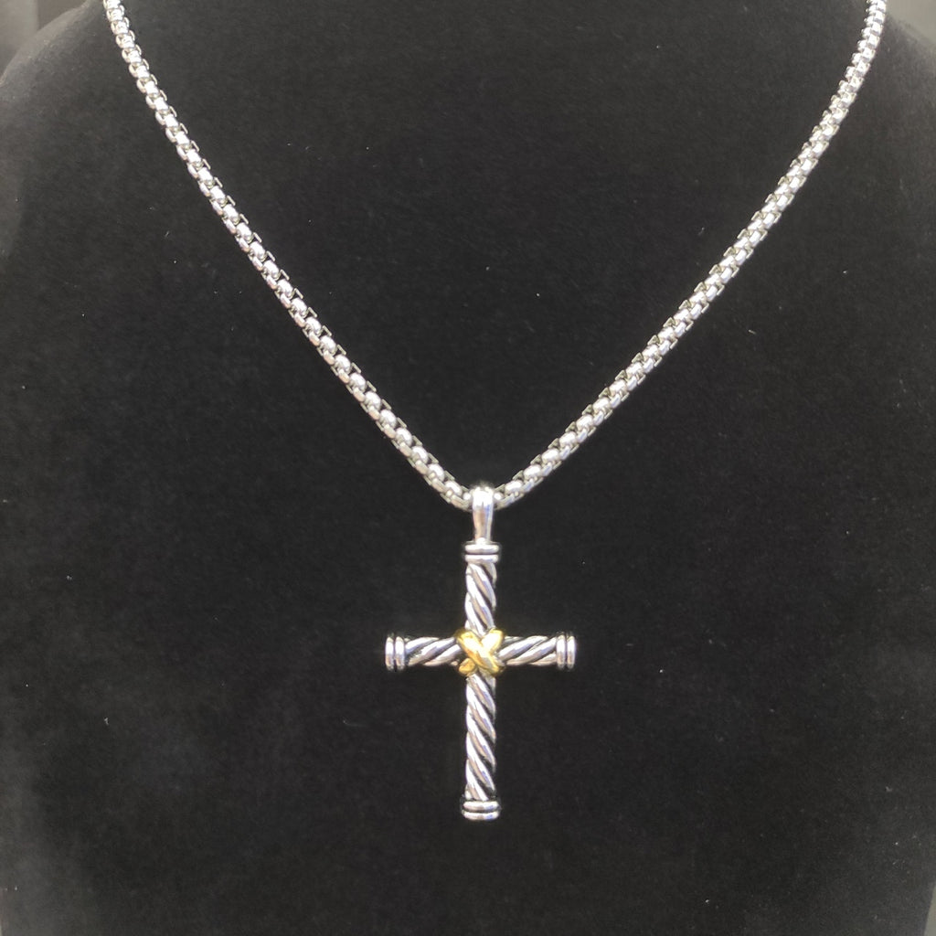 Colored Cross Necklace