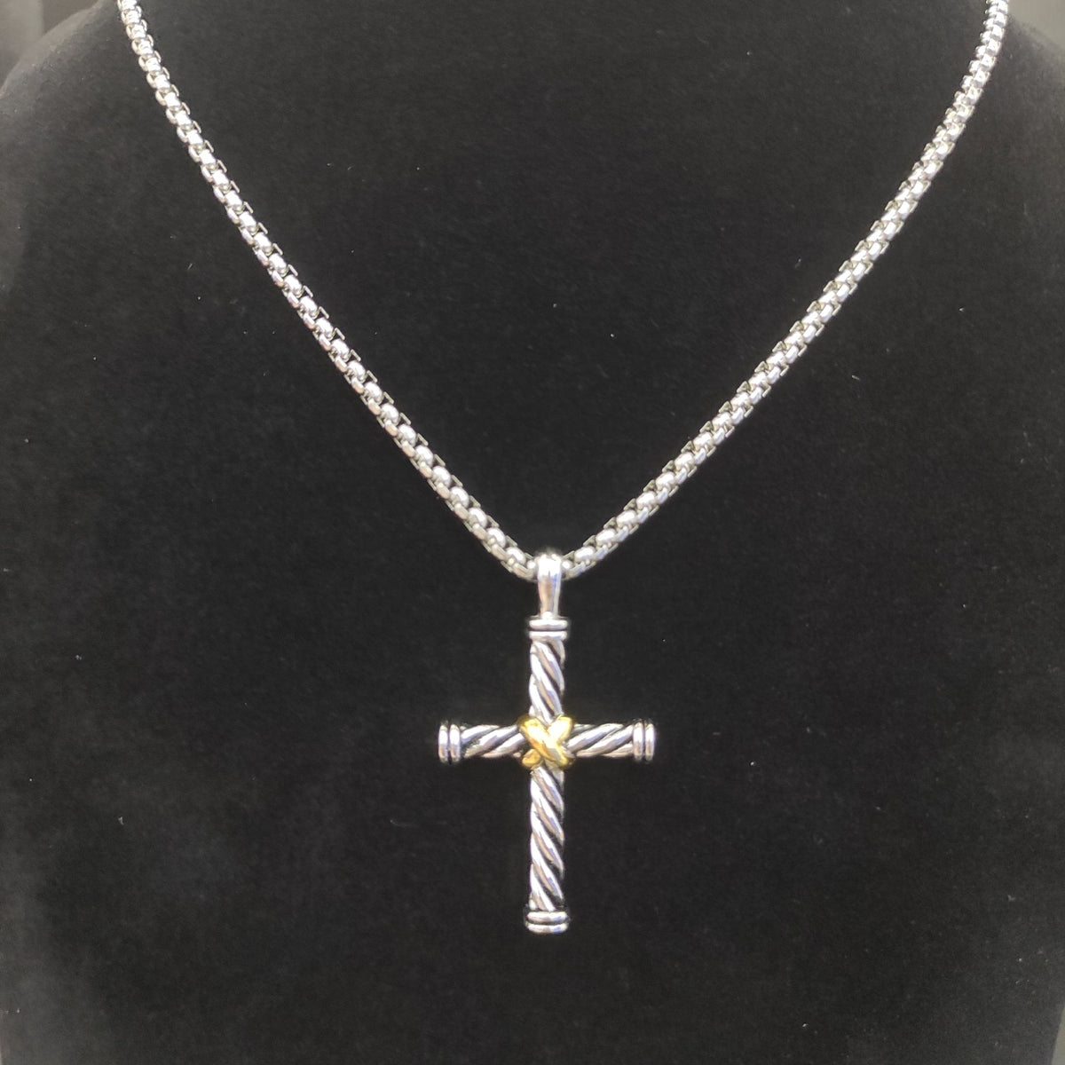 Colored Cross Necklace