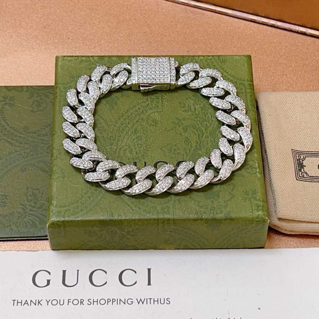 Full Diamond Luxury Hip Hop Bracelet