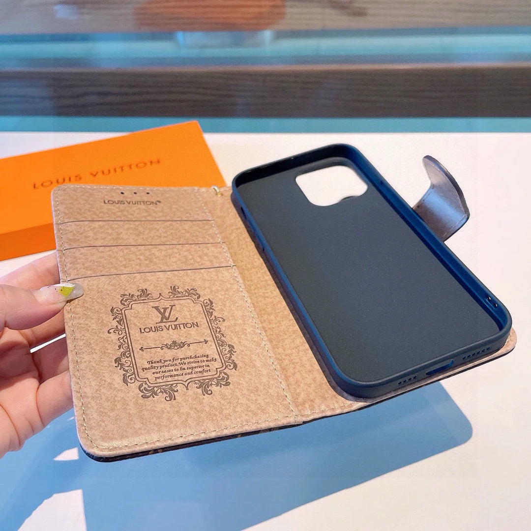 Old flower multifunctional phone case