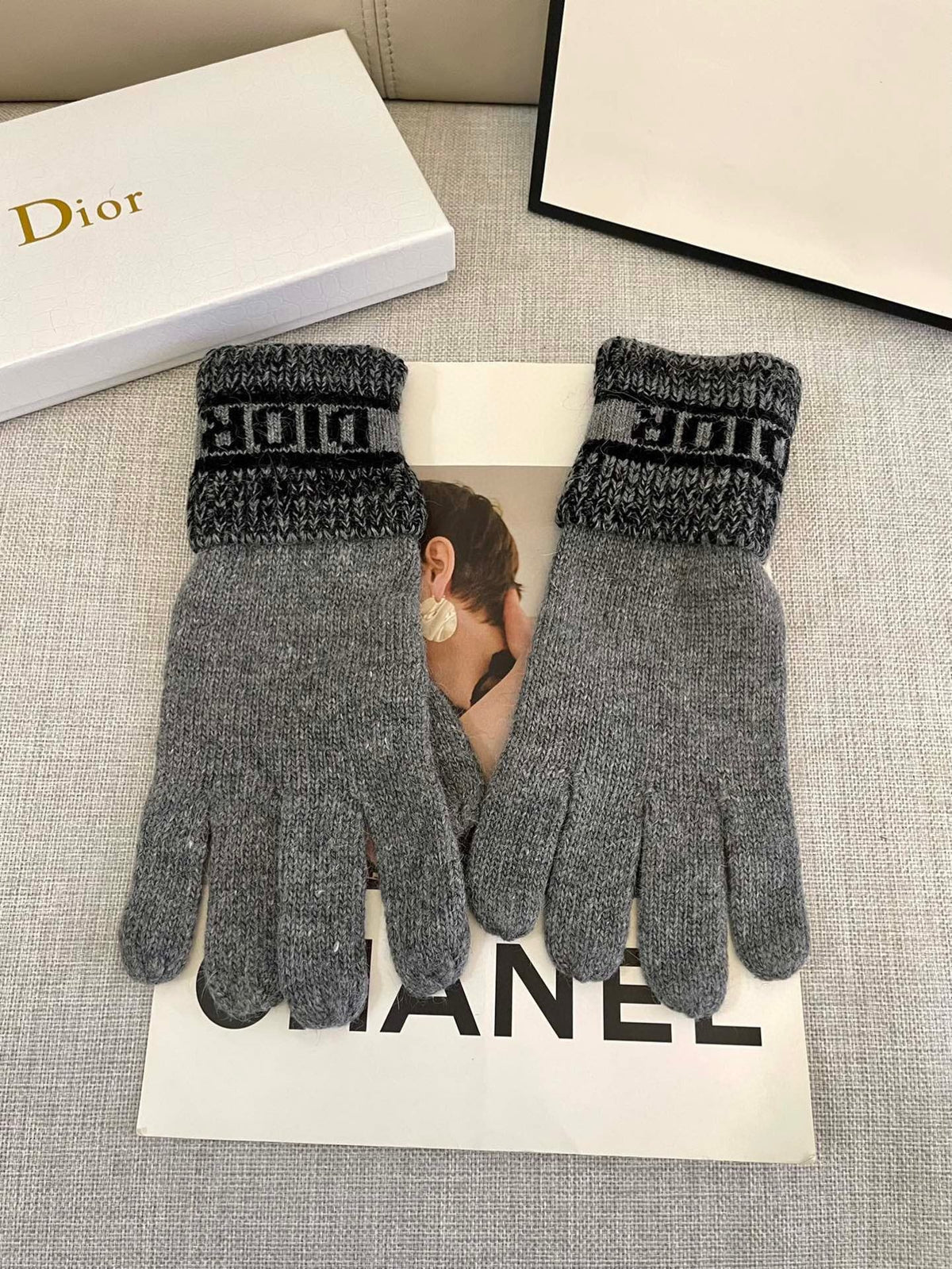 Wool Knitted Gloves 🧤 Candy Solid Color Series