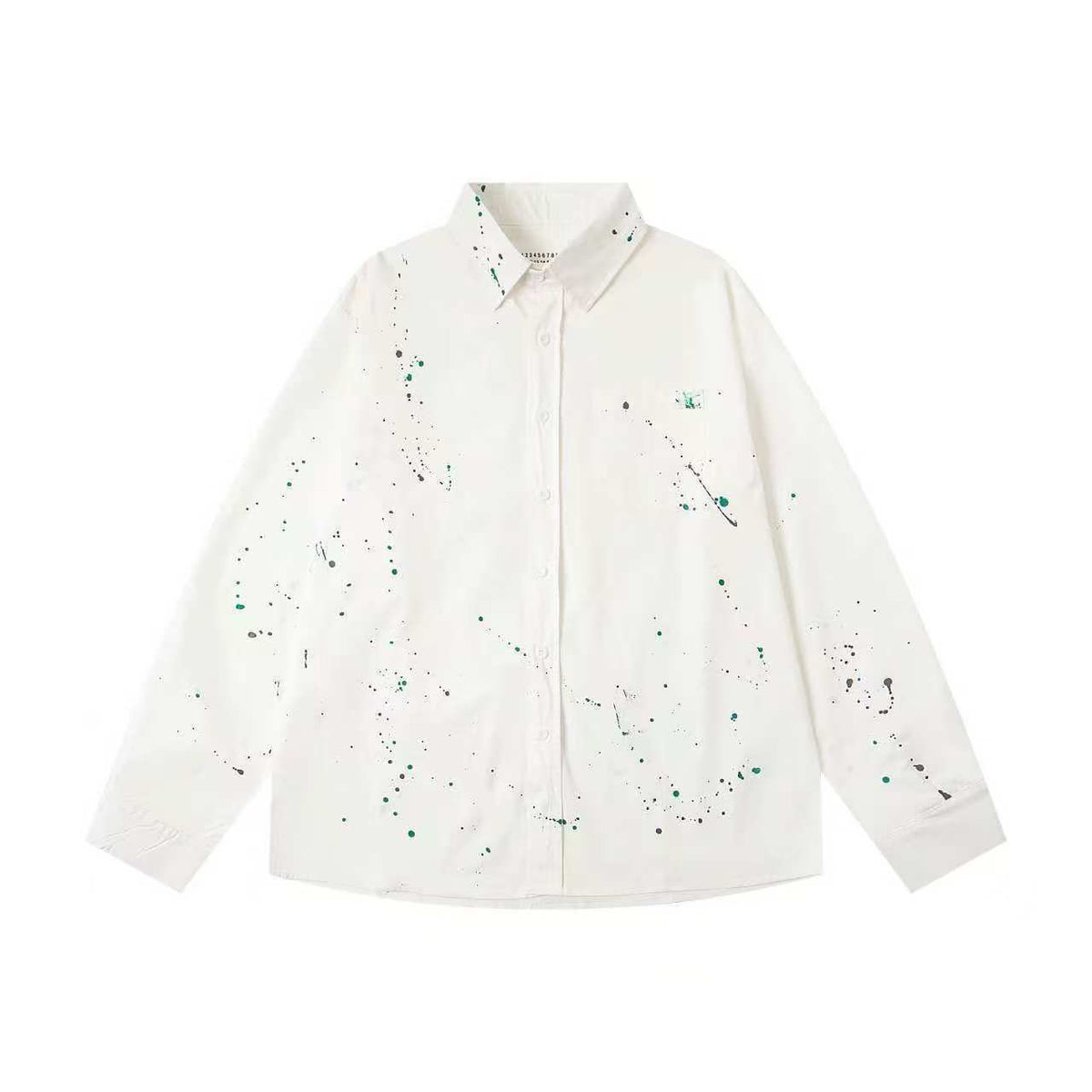 New splashed ink shirt