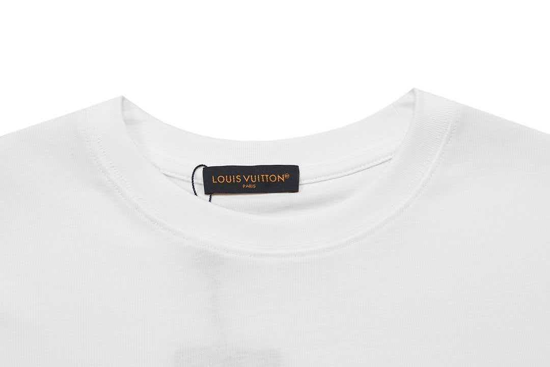 2026 new custom leather badge logo unisex short sleeved t-shirt