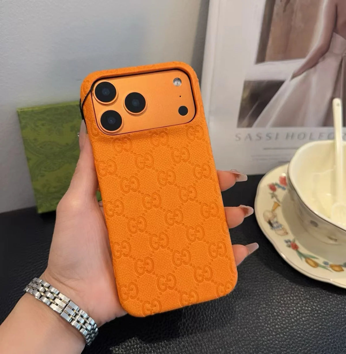 Embossed phone case