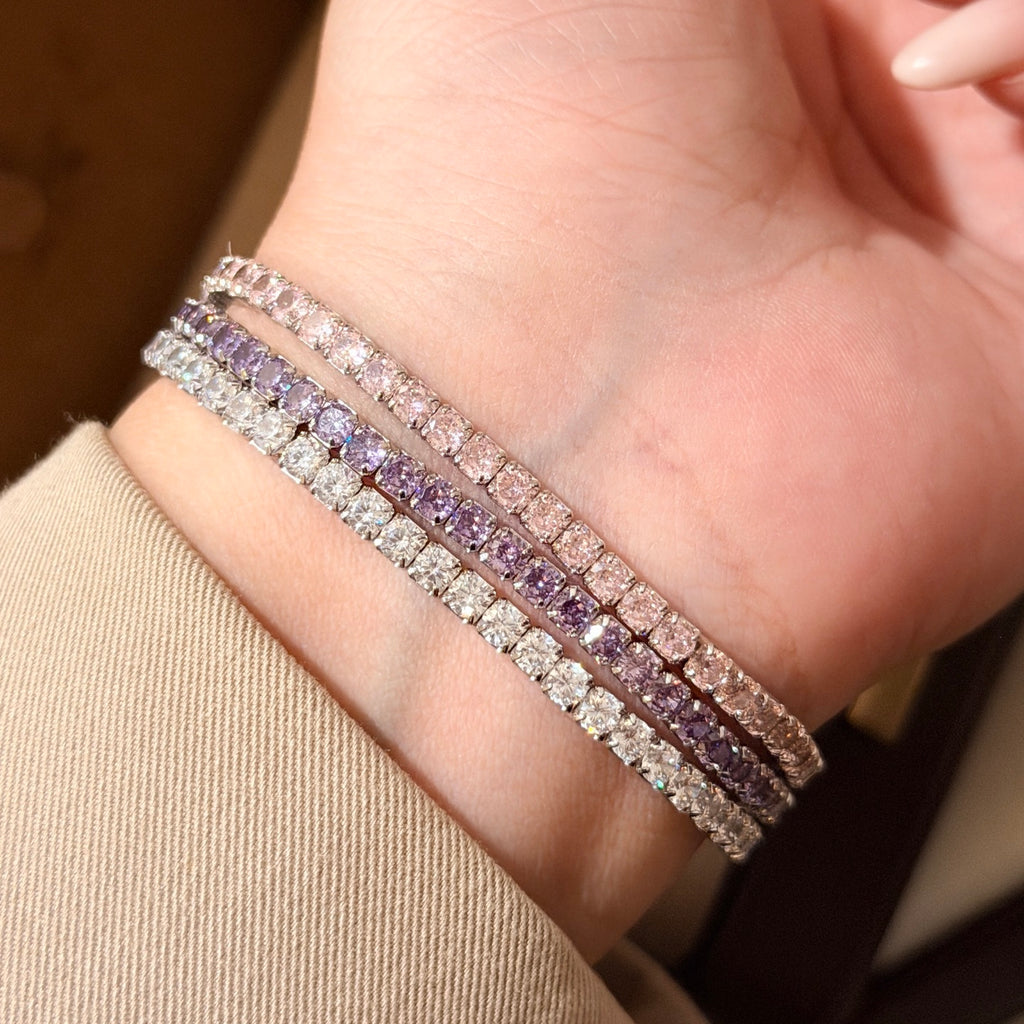 💎  Diamond lined small bracelet