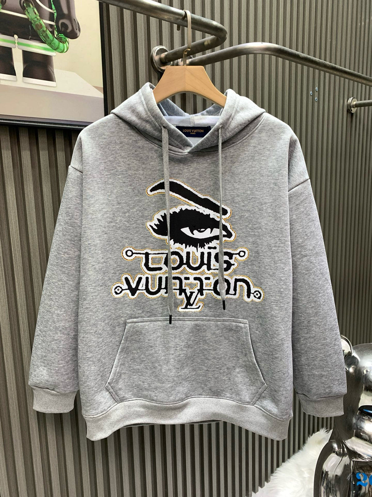 Double stranded cotton hoodie