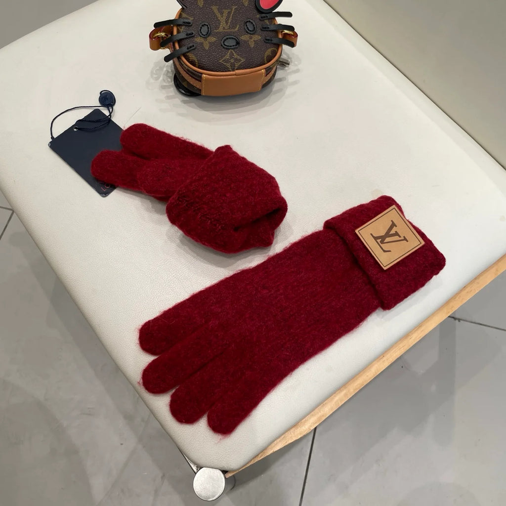 New autumn and winter wool knitted gloves 🧤