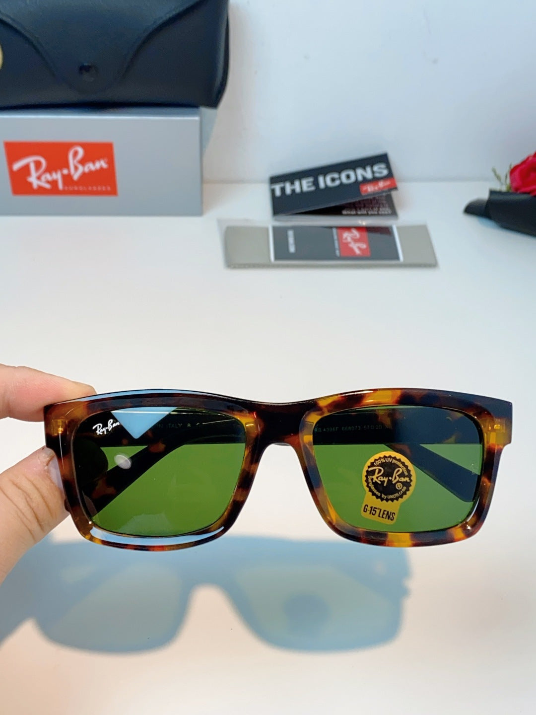 High quality tempered glass sunglasses for men