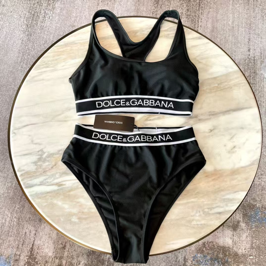 New letter woven swimsuit