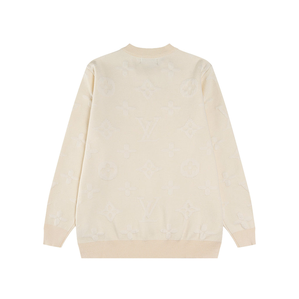 New jacquard wool knitted sweater sweater
