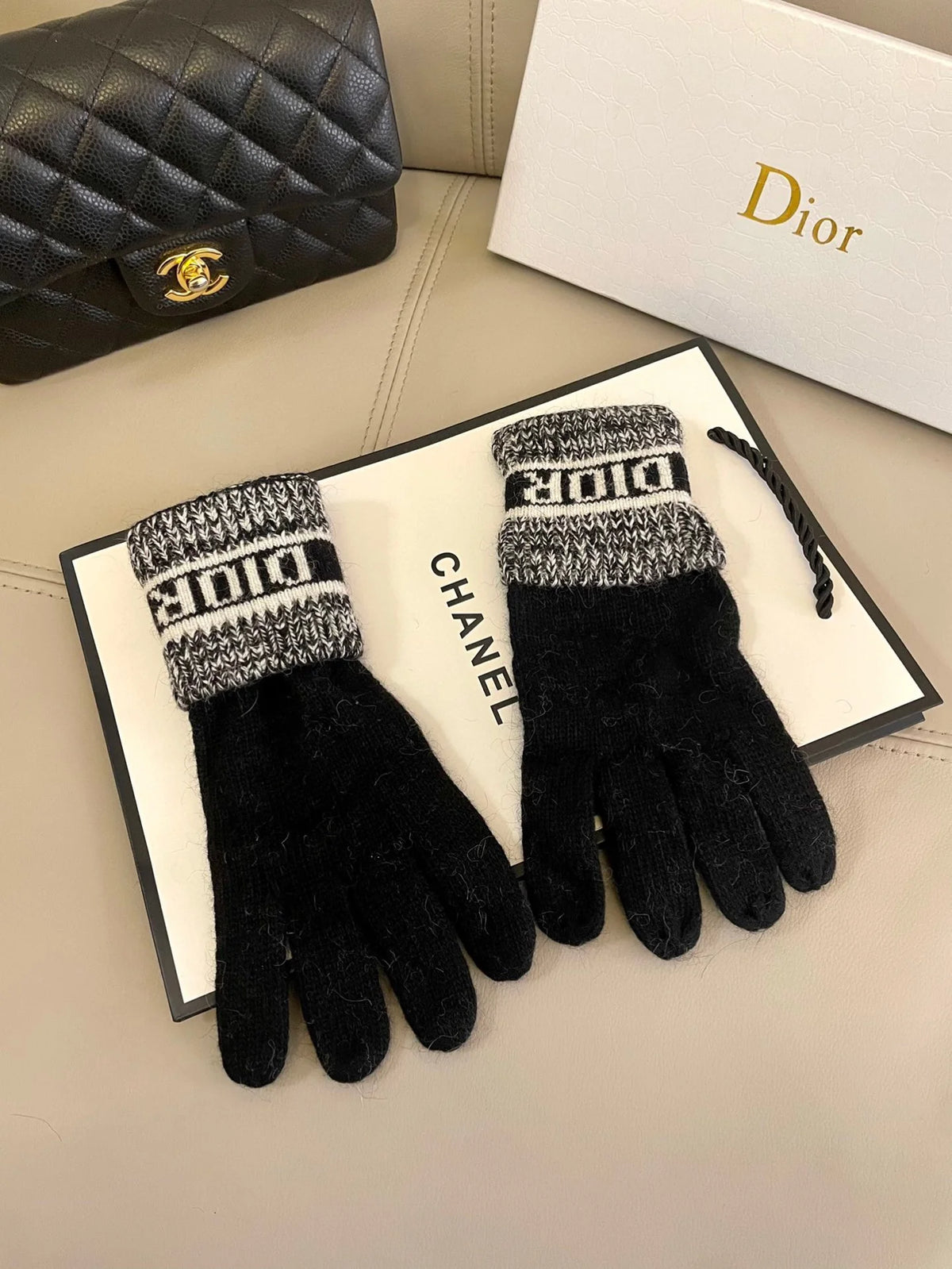 Wool Knitted Gloves 🧤 Candy Solid Color Series