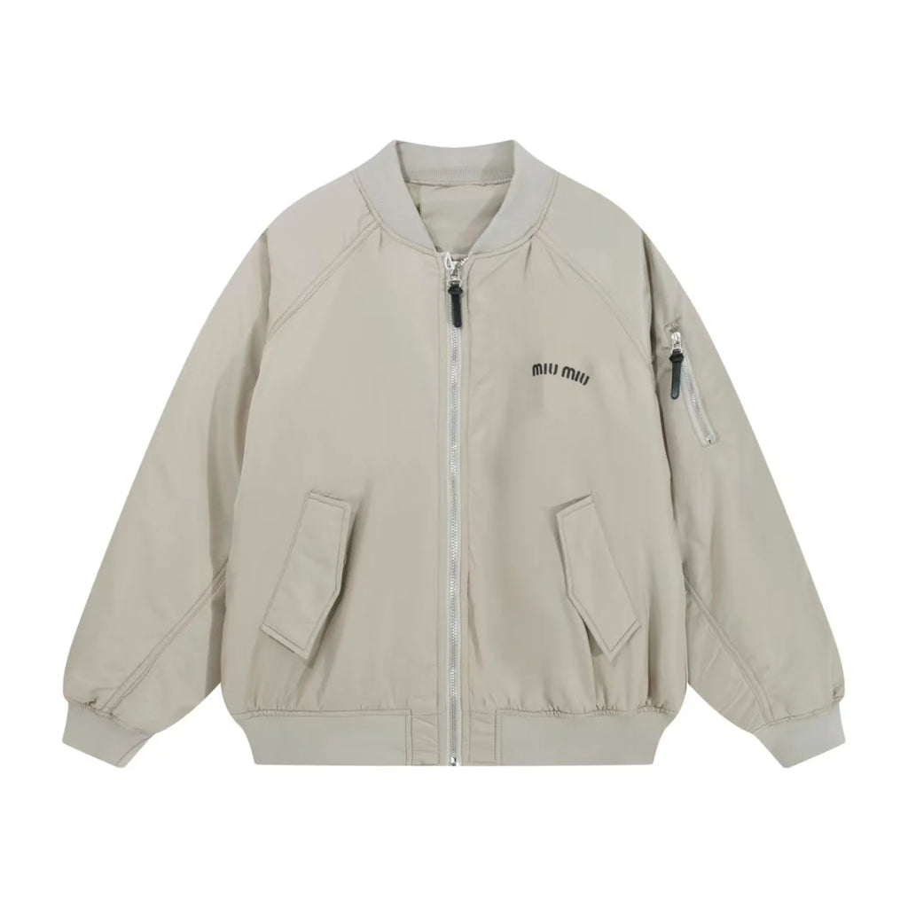 New offset letter coat cotton jacke