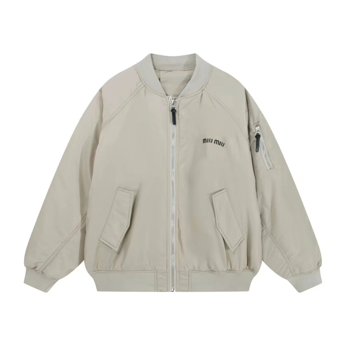 New offset letter coat cotton jacke