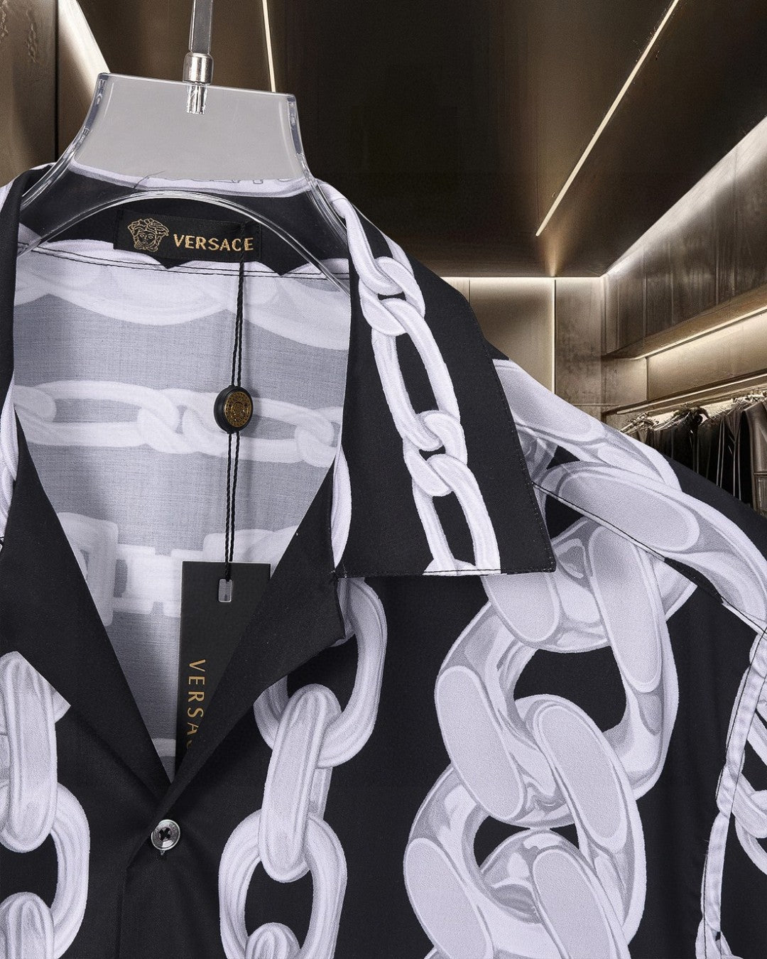 Exquisite printed short sleeved shirt
