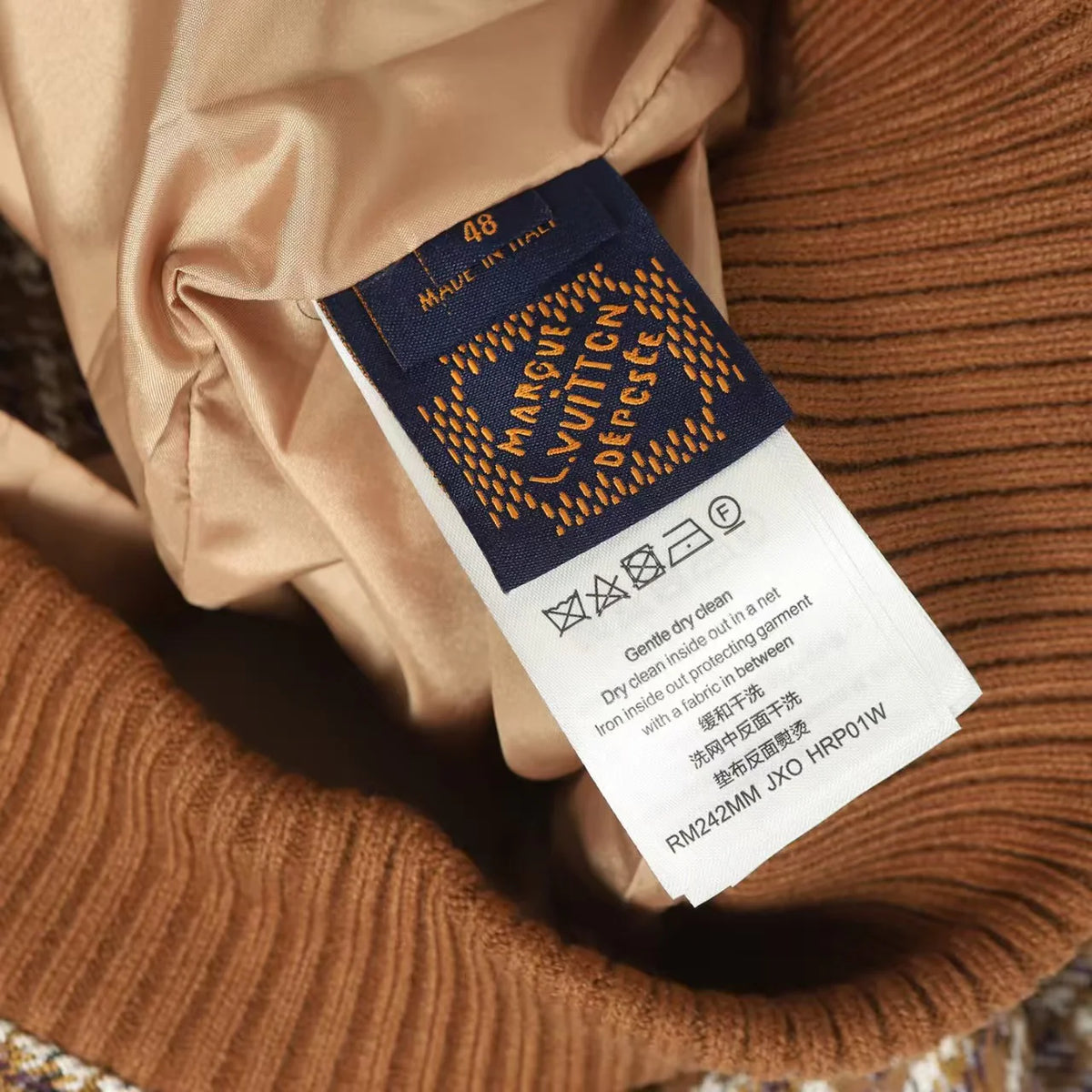 Thousand Bird Grid Old Flower Jacket Coat