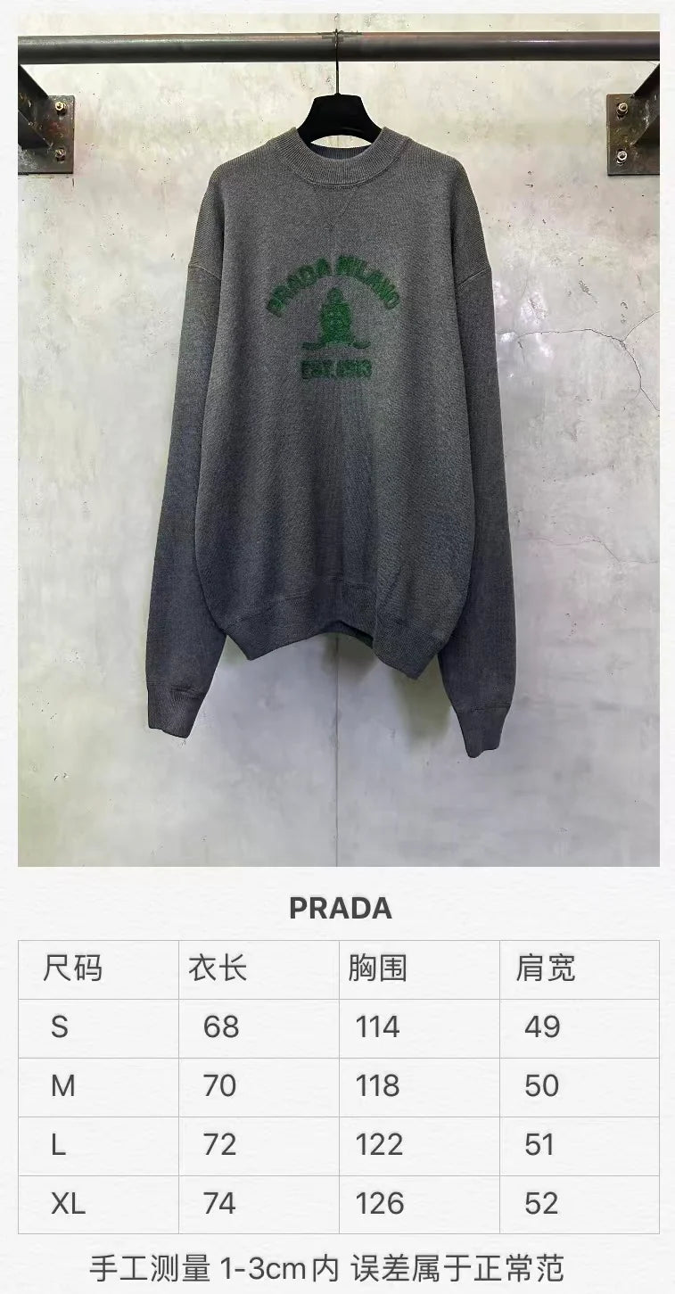 New towel embroidered sweater