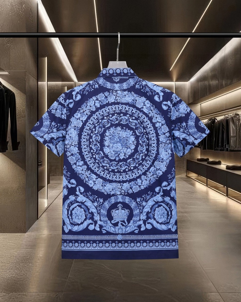 Palace style digital printed short sleeved shirt