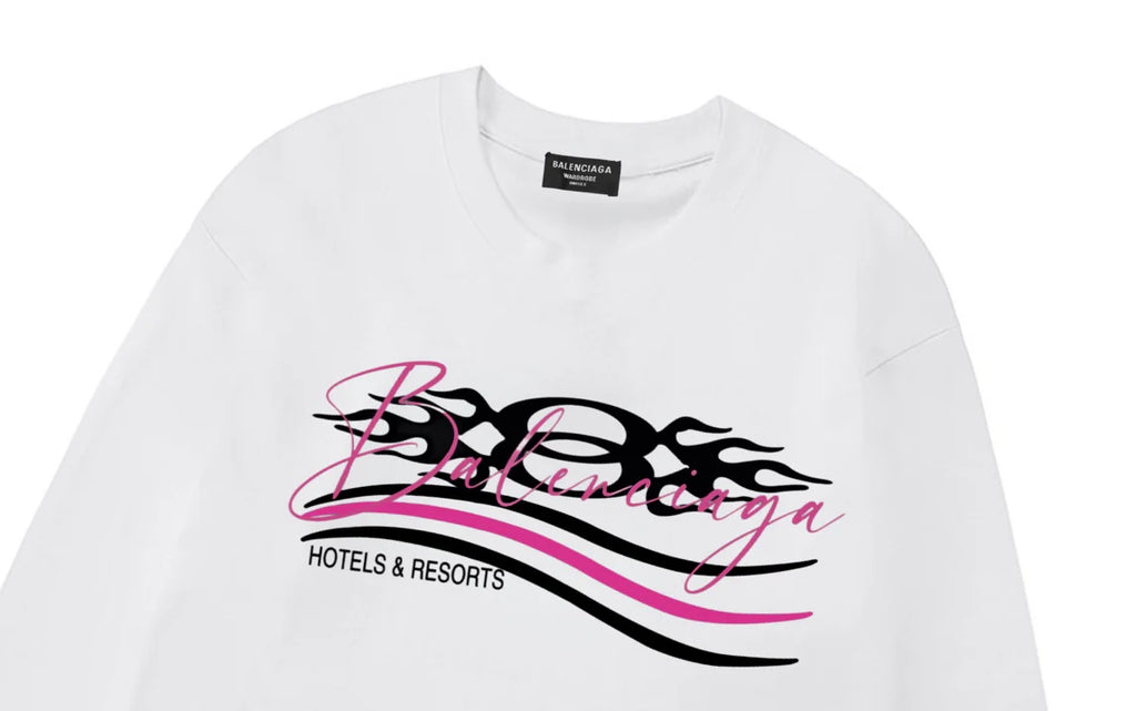 Wave letter logo, unisex long sleeved design