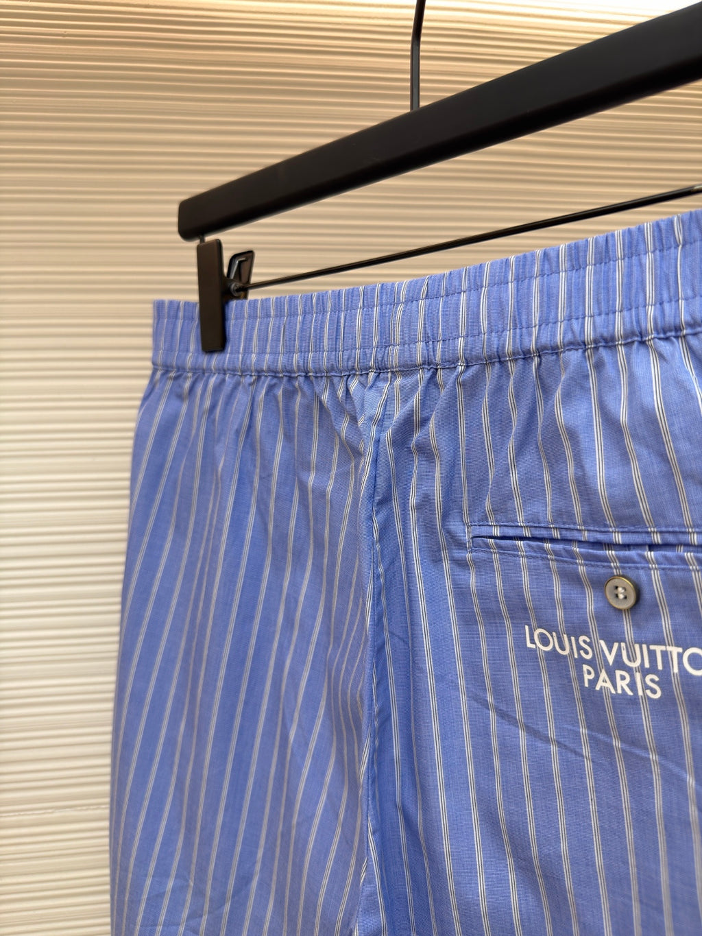Striped jacquard printed shorts