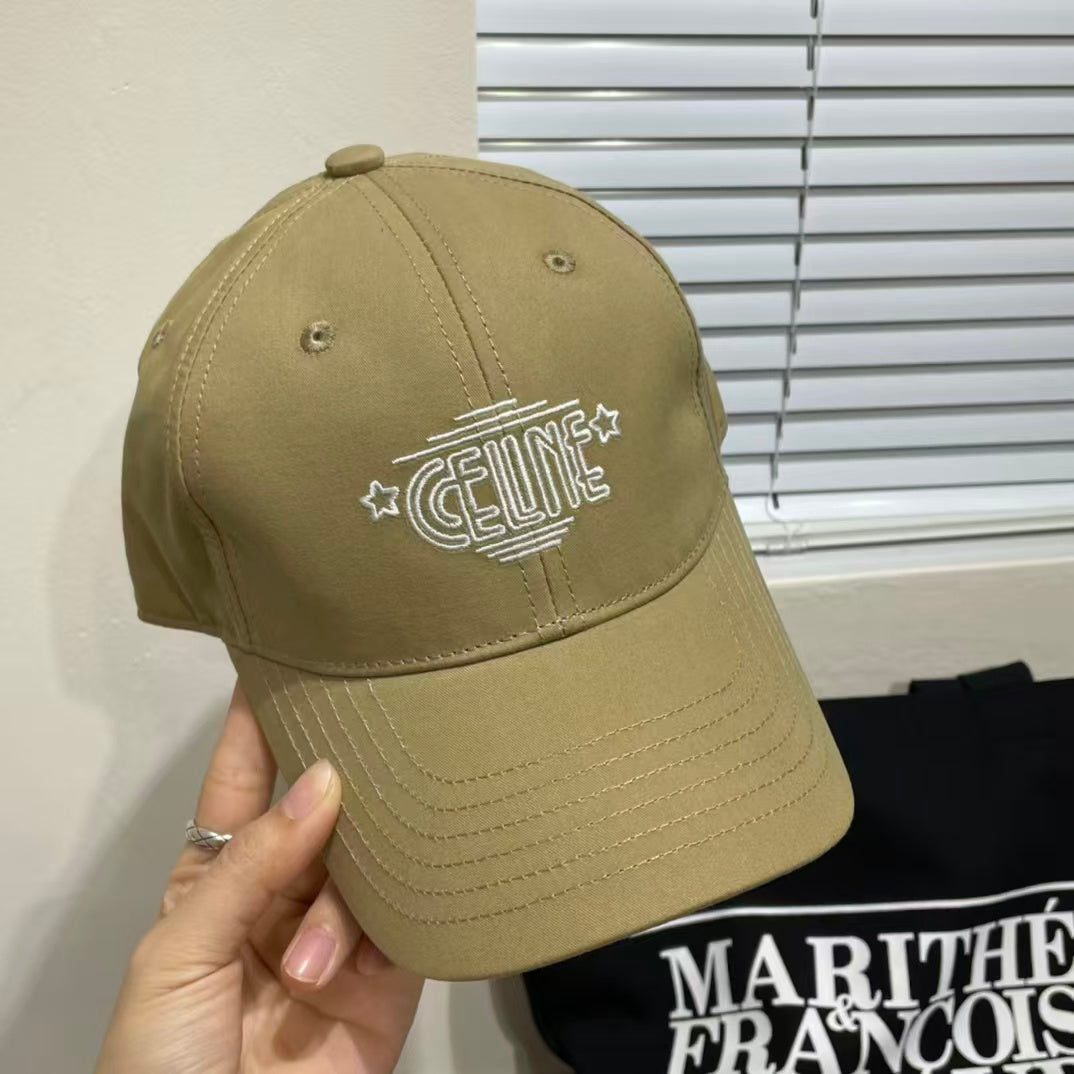 Embroidered letter baseball cap