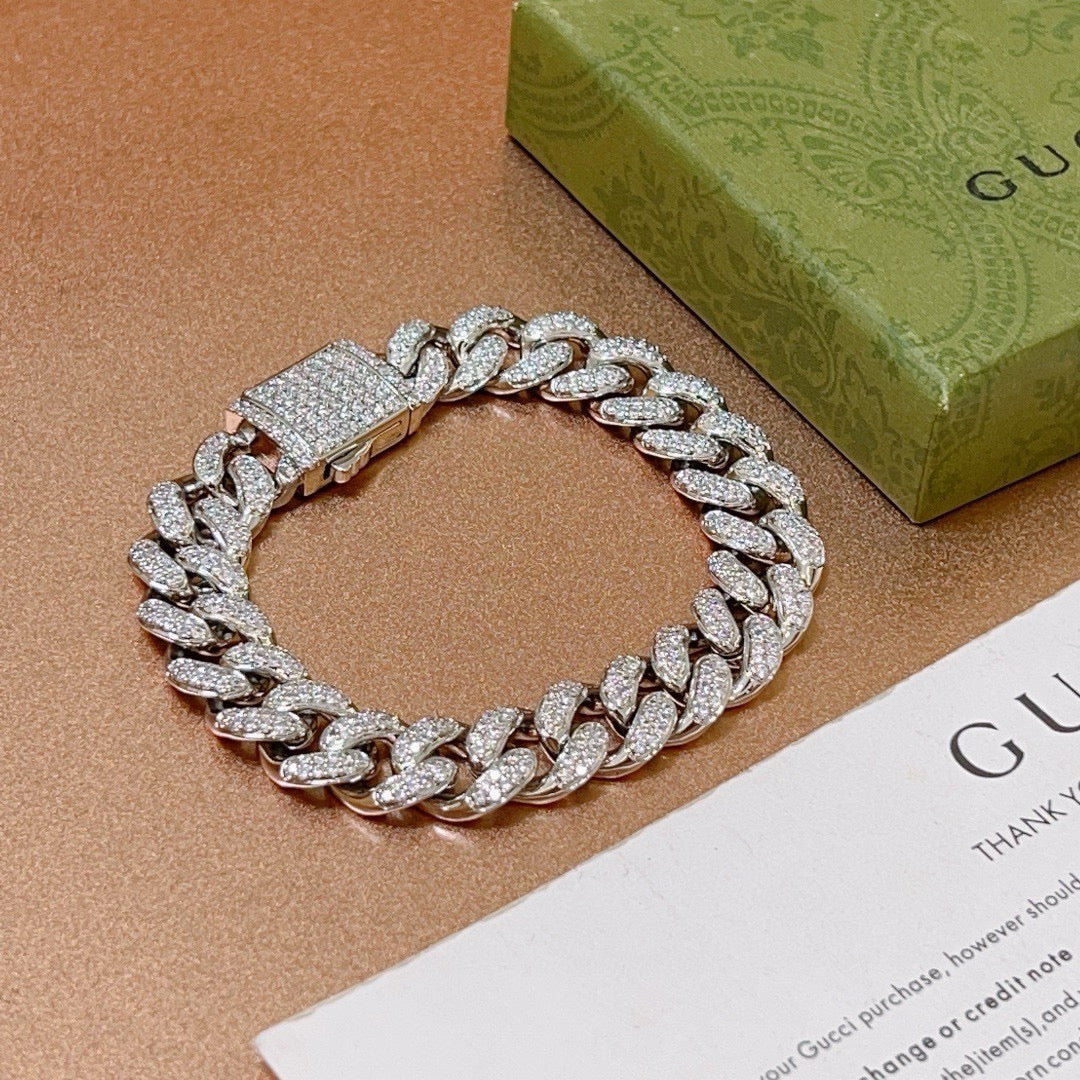 Full Diamond Luxury Hip Hop Bracelet