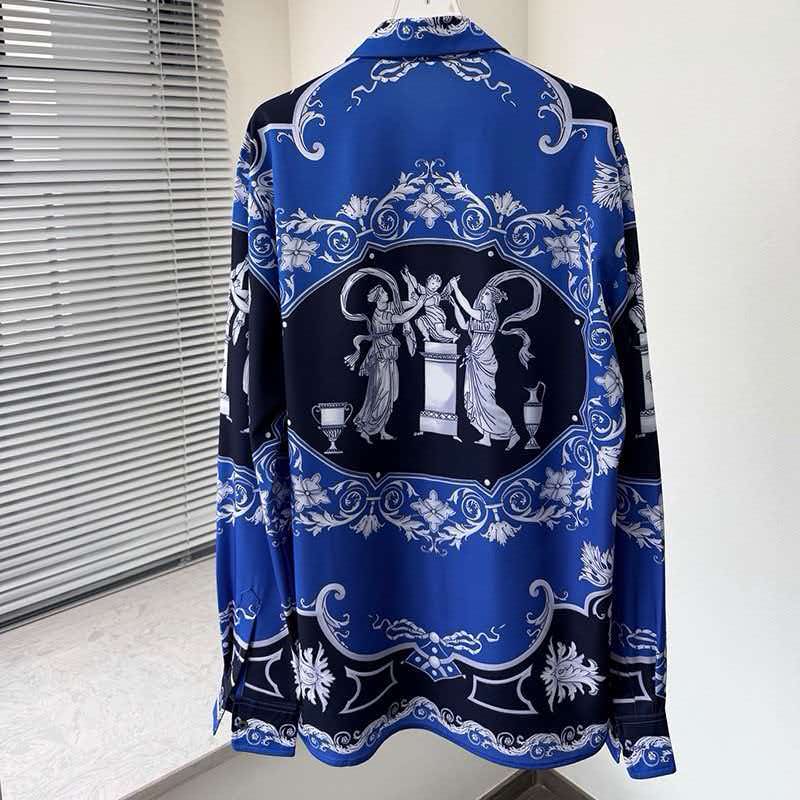 Men's casual long sleeved shirt