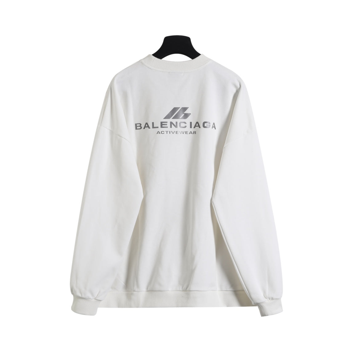 Laser reflective round neck sweatshirt