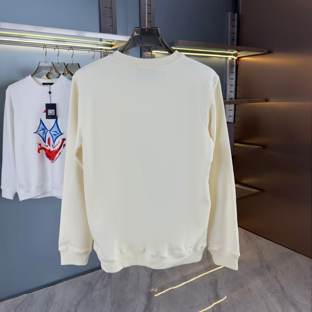 Hot selling round neck printed hoodie