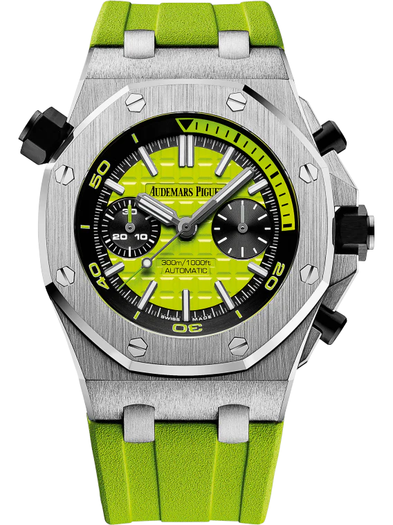 26703ST.OO.A038CA - Green -Green Rubber - Quartz- 42mm