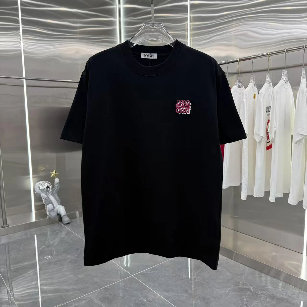 Autumn and winter new round neck short sleeved shirt
