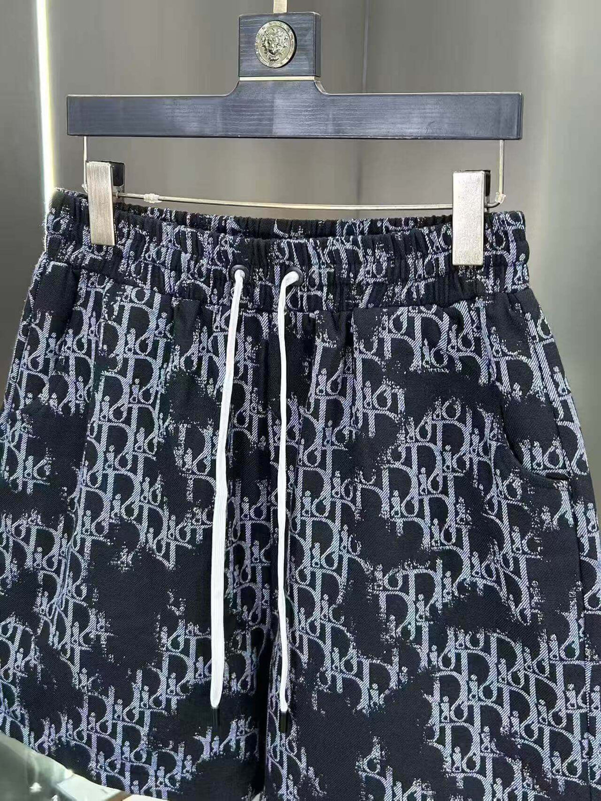 Tie-Dye Denim Shorts