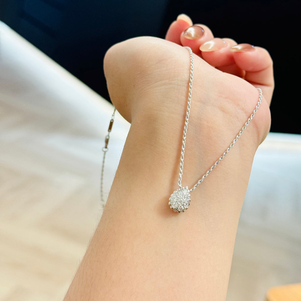 Small Water Drop Wheat Ear Necklace