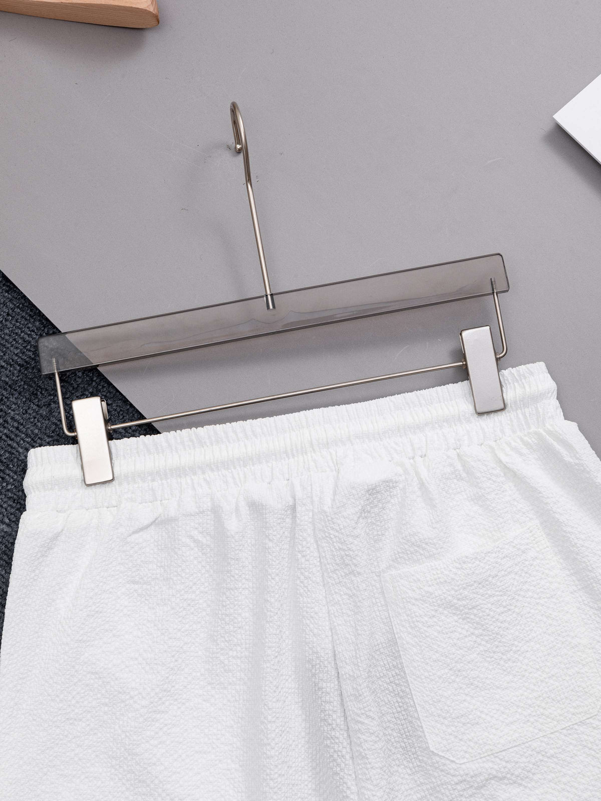 Waffle milk silk quick drying beach shorts
