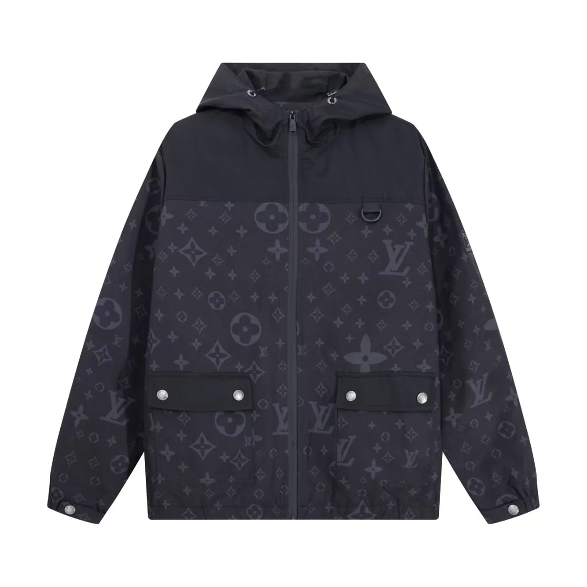 New vintage floral hooded jacket color
