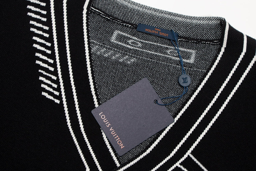 Autumn and winter graffiti wool sweater jacket