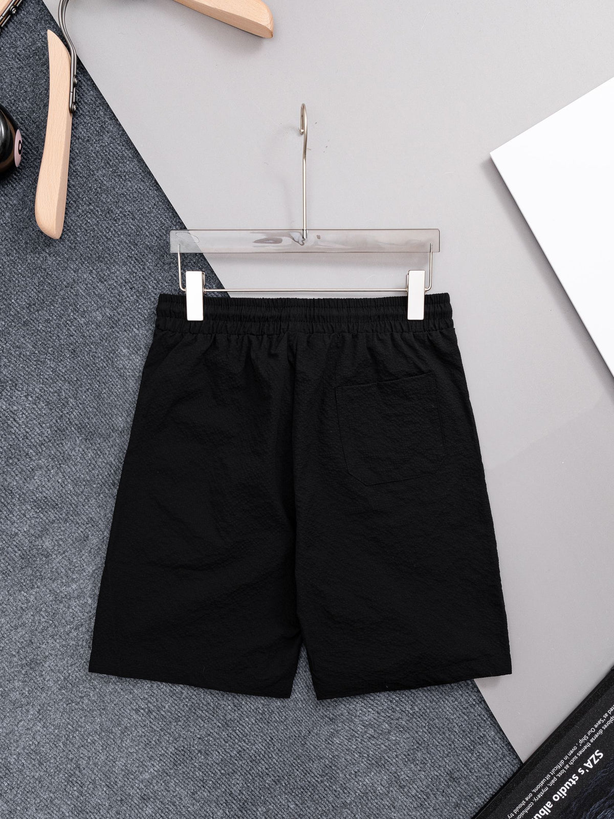 Waffle milk silk quick drying beach shorts