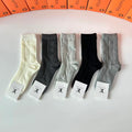 New cashmere pile socks