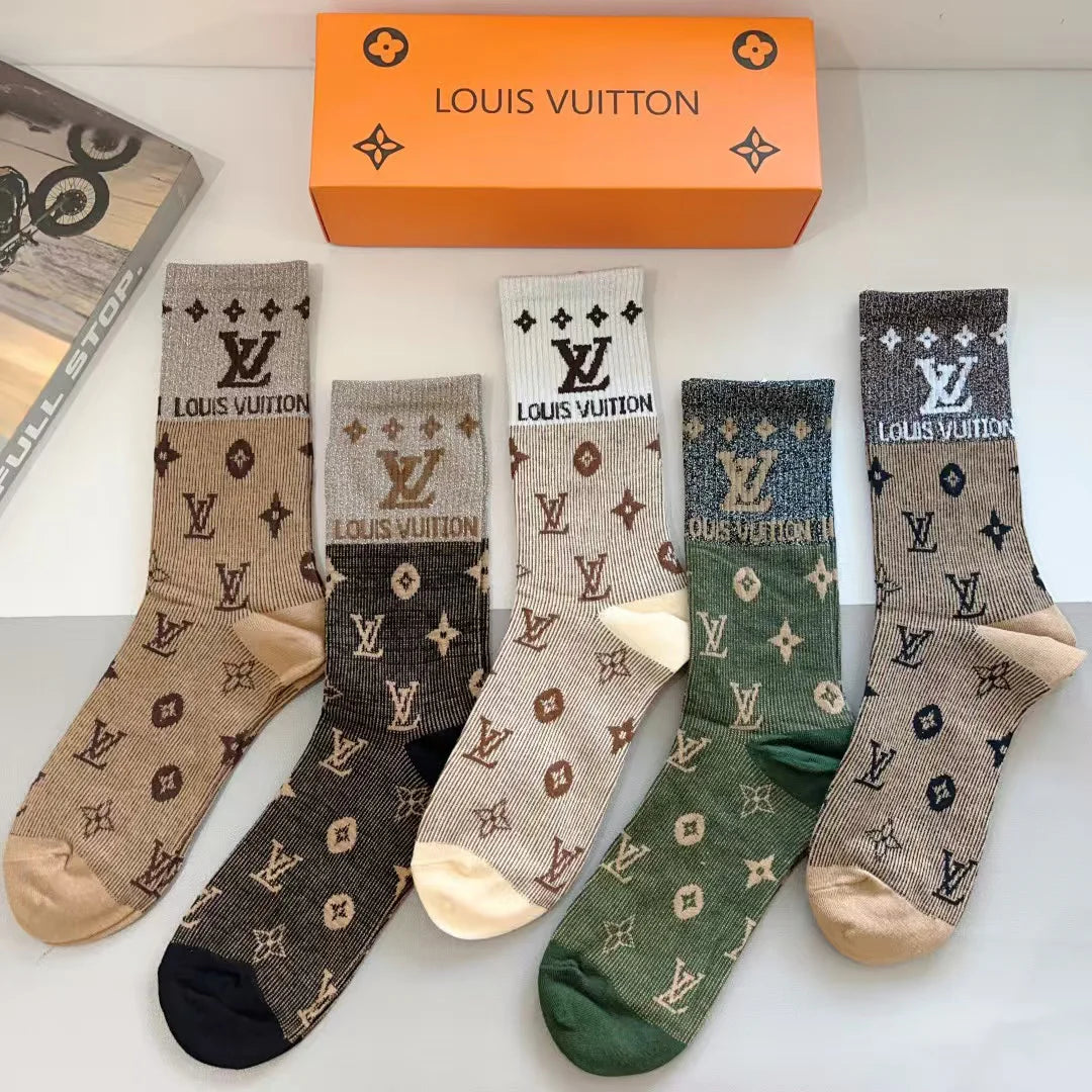 New letter long tube socks