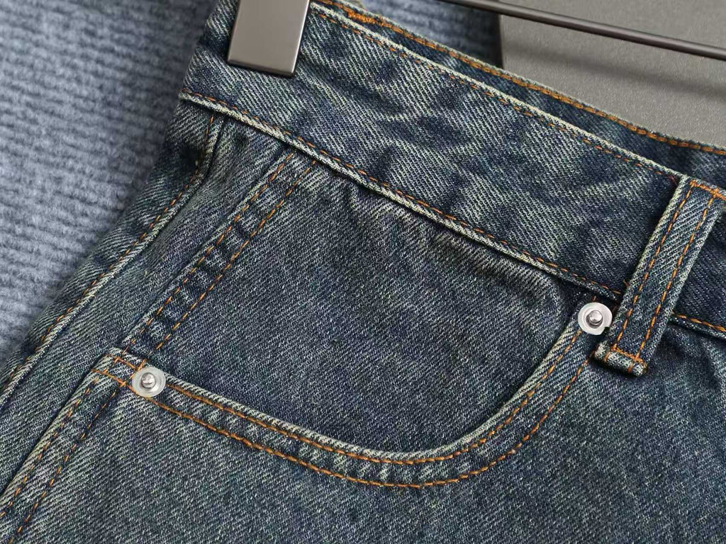 New denim shorts