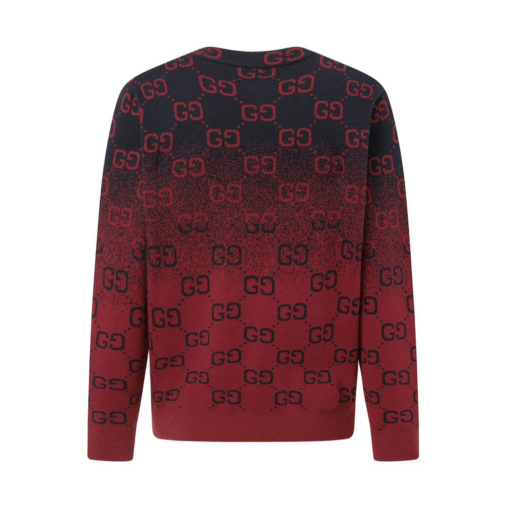Knitted round neck sweater
