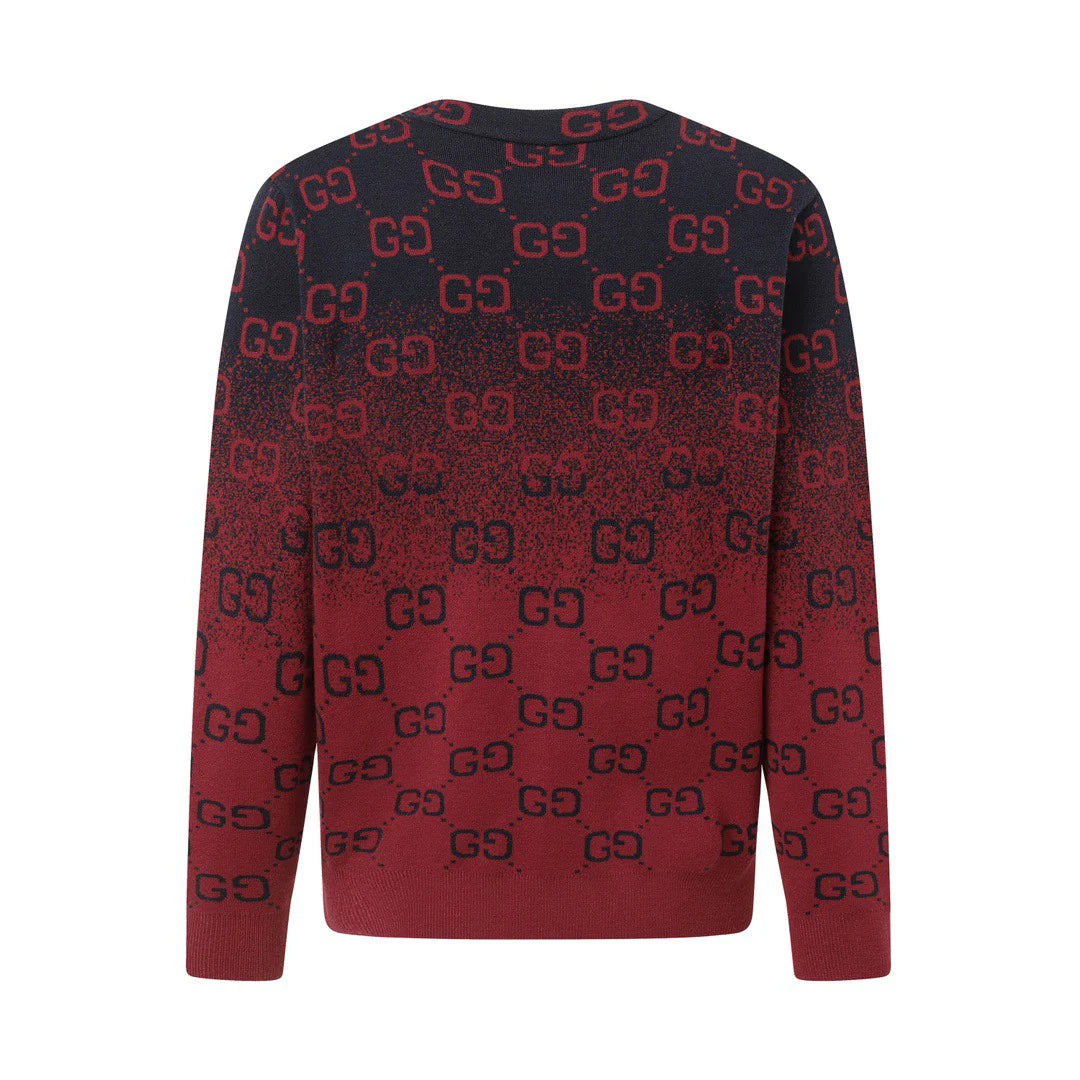 Knitted round neck sweater