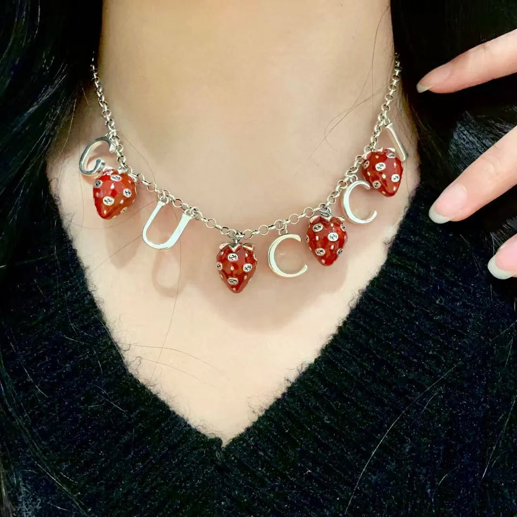 New Strawberry Necklace