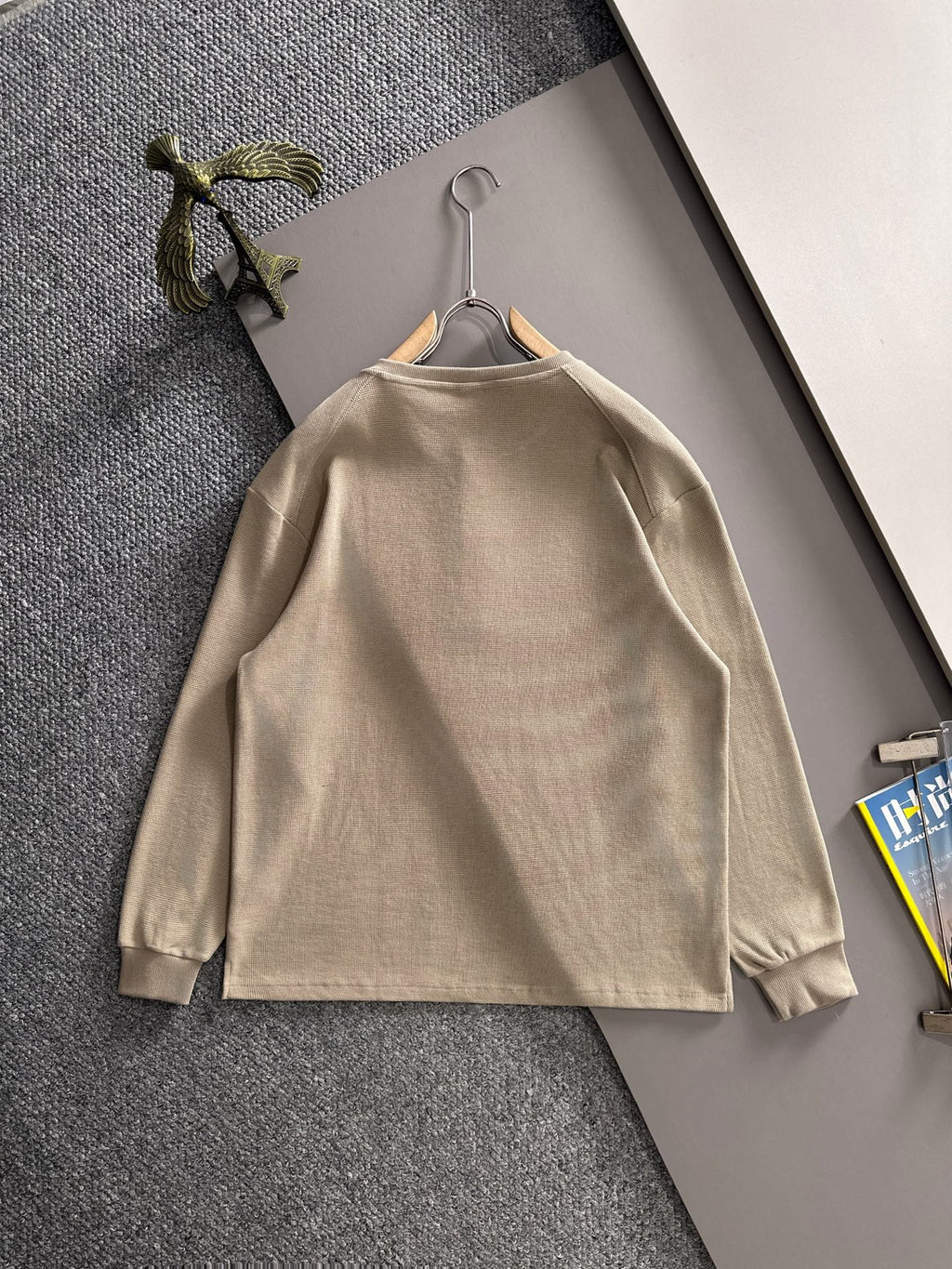 Autumn and winter new style lapel sweatshirt with long sleeves