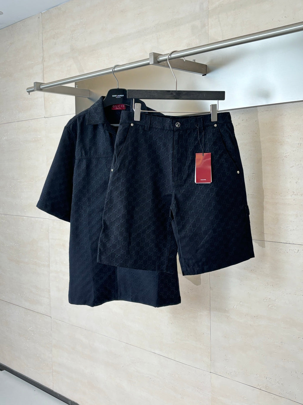 Spring/Summer New Double G Full Print Jacquard Set