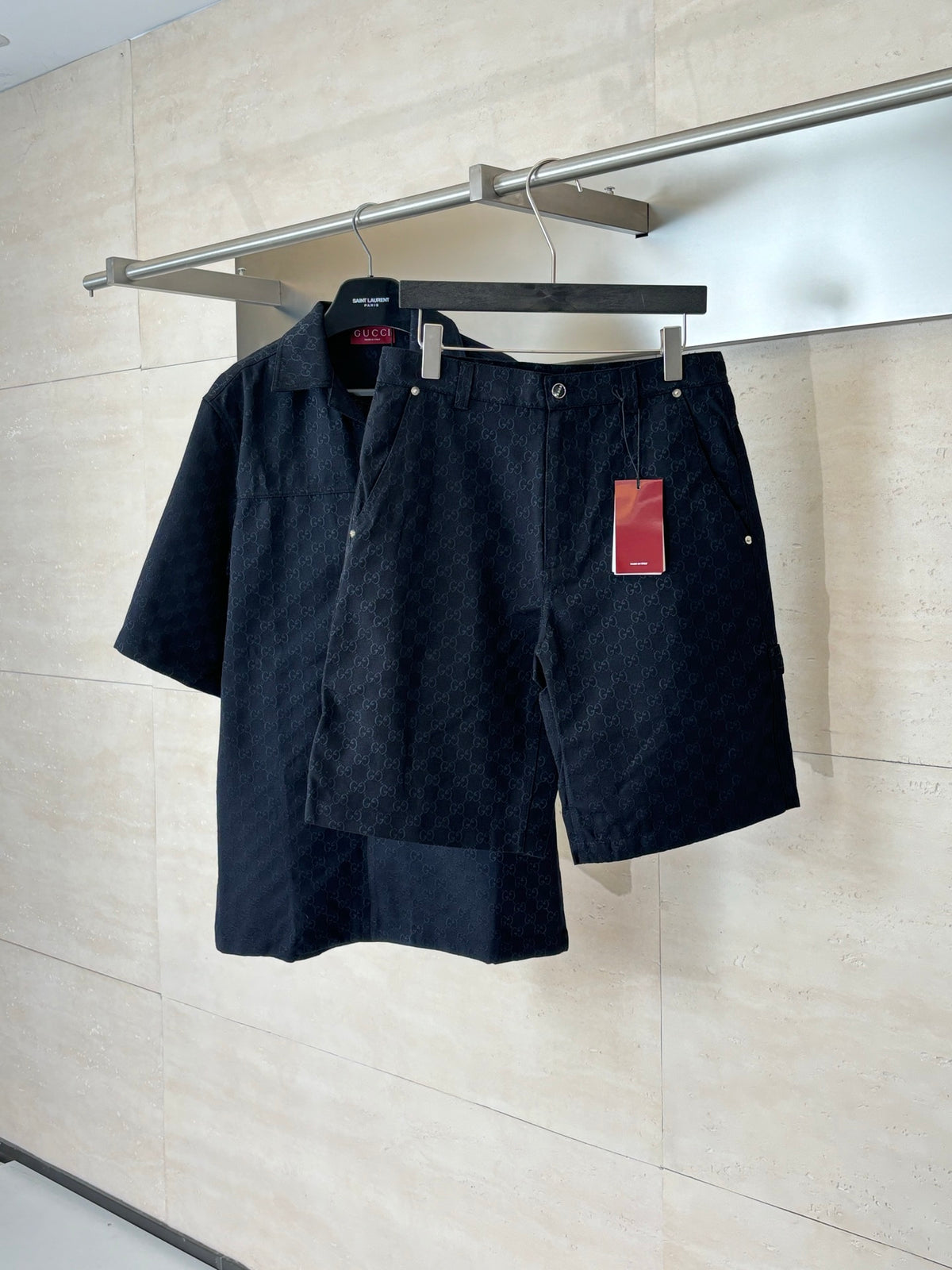 Spring/Summer New Double G Full Print Jacquard Set