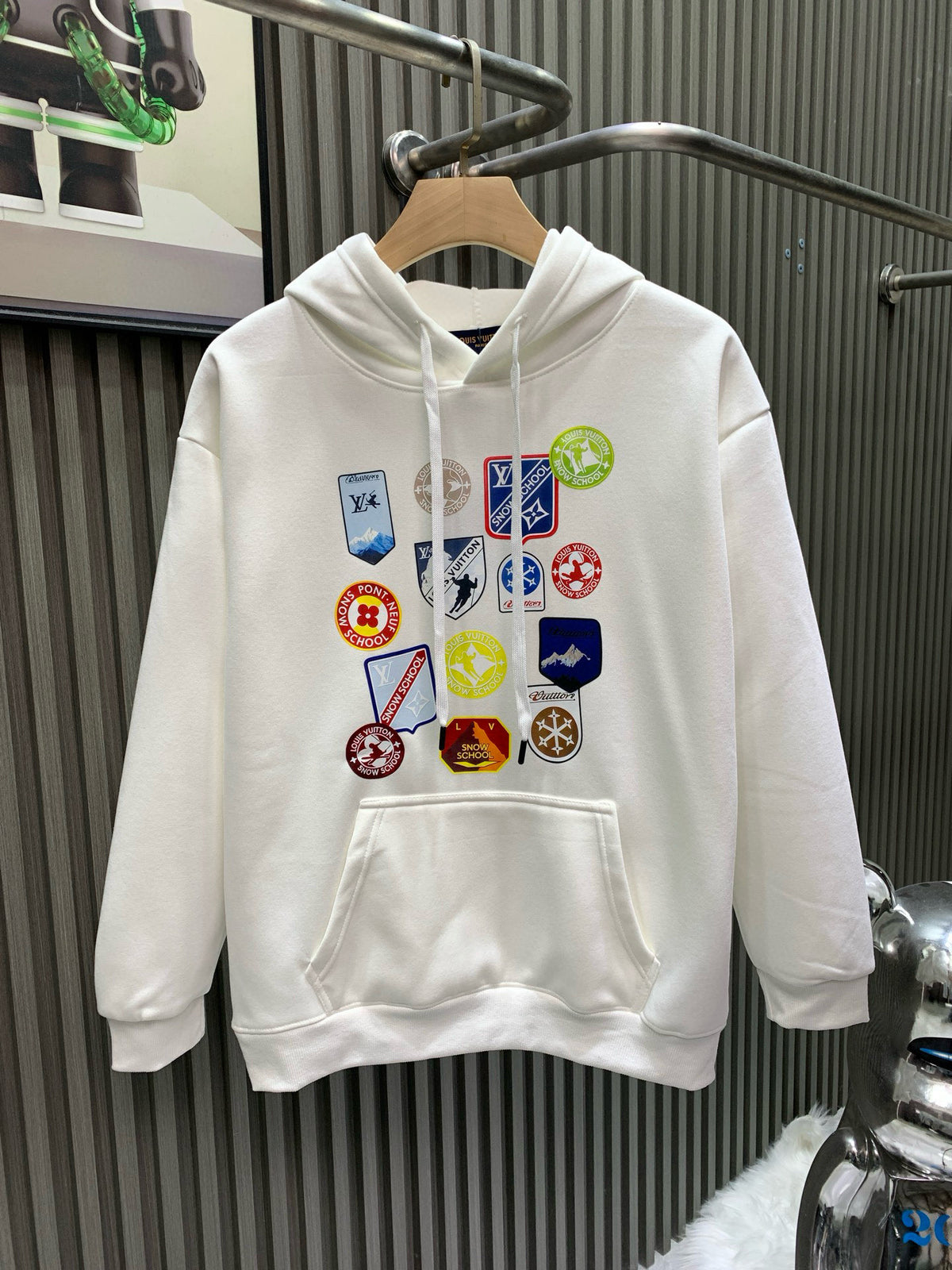 New brand element printed hooded sweatshirt