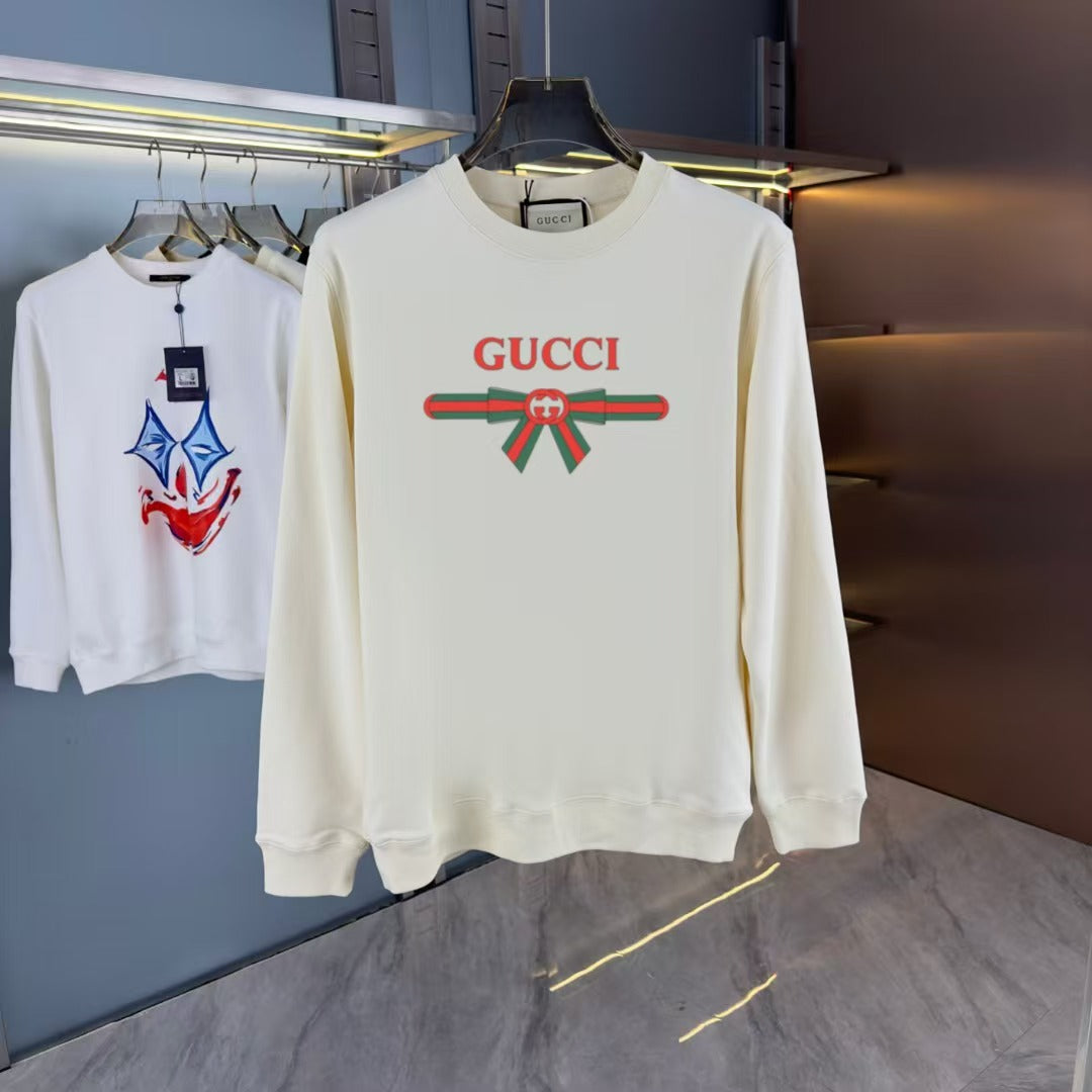 New printed bow sweatshirt