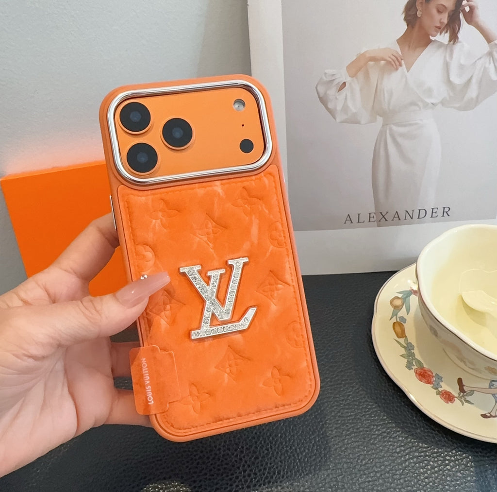 All inclusive lychee patterned phone case